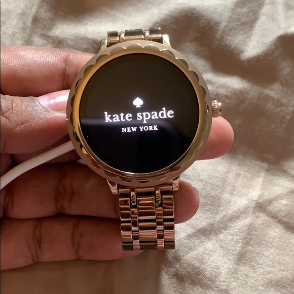 kate spade rose gold smartwatch